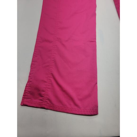 Cherokee Workwear Women S Drawstring Flare Scrub Pant Pink WW120 - Picture 9 of 16